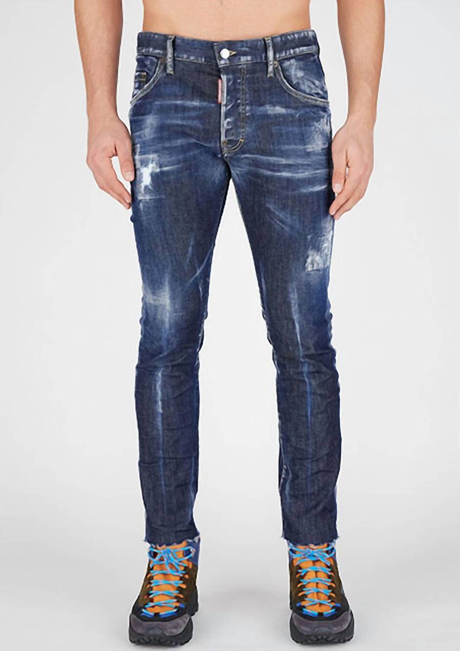 NEW DSQUARED2 skater denim 5 pockets jean in blue